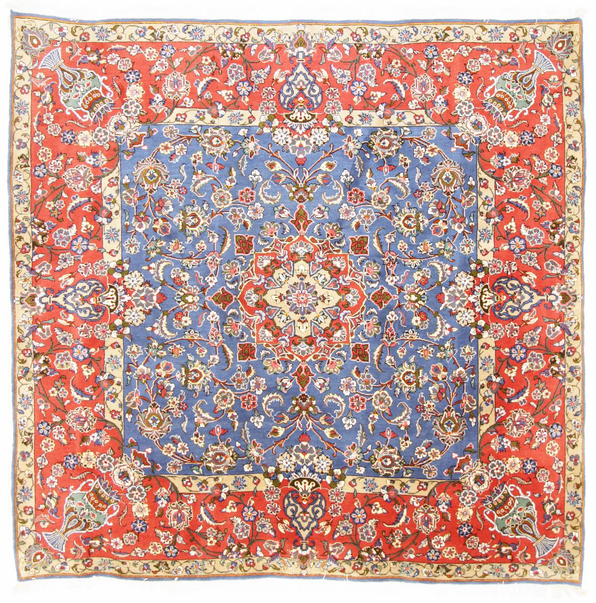 Persian Rug Yazd 254x248 254x248, Persian Rug Knotted by hand