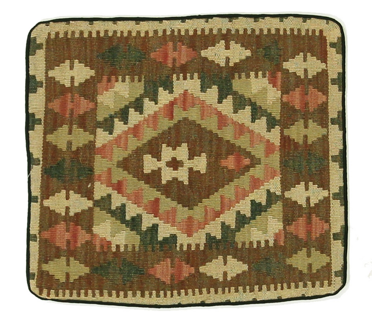 Tapis afghan Kilim Kissen 48x42 48x42, Tapis persan Noué à la main