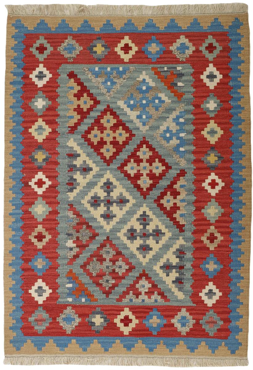 Tapete persa Kilim Fars 148x103 148x103, Tapete persa Tecido à mão