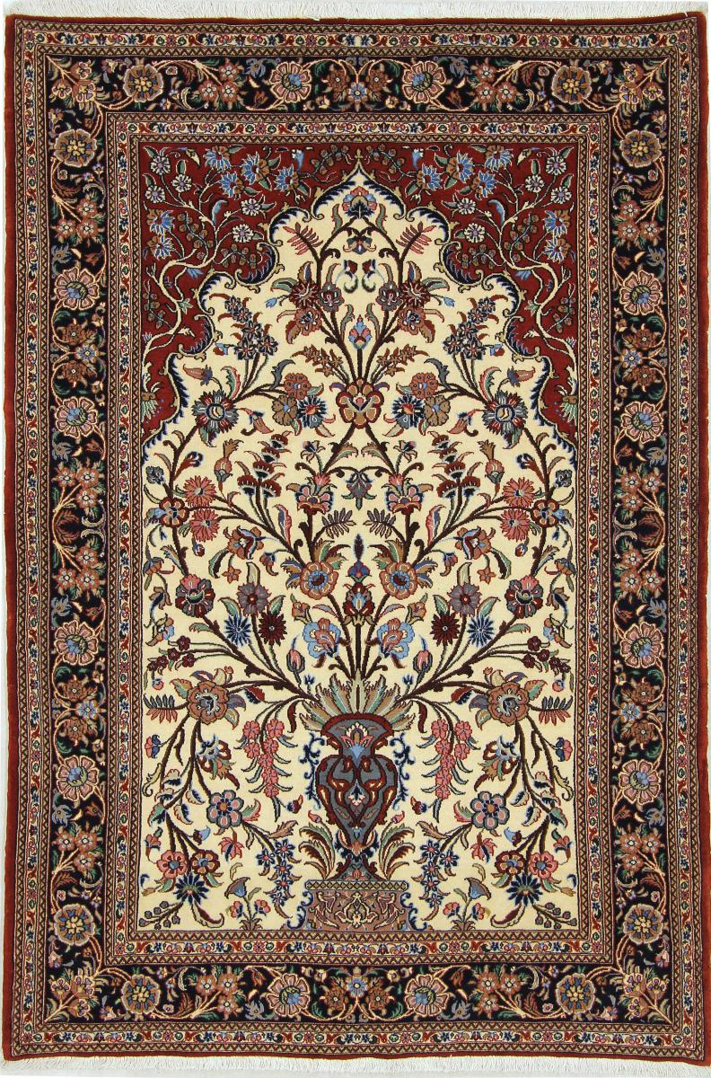 Tapis persan Ghom Kork 204x141 204x141, Tapis persan Noué à la main