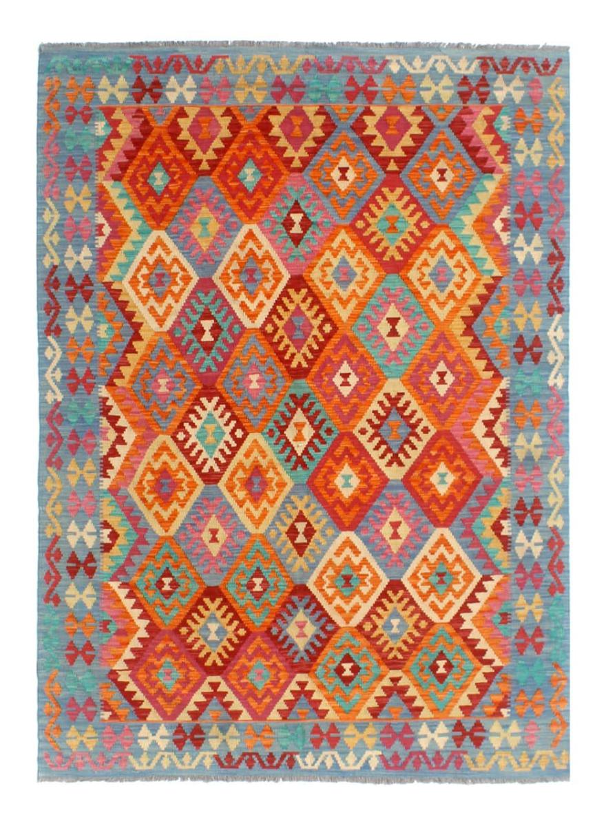 Afghan rug Kilim Afghan 9'4"x6'7" 9'4"x6'7", Persian Rug Woven by hand
