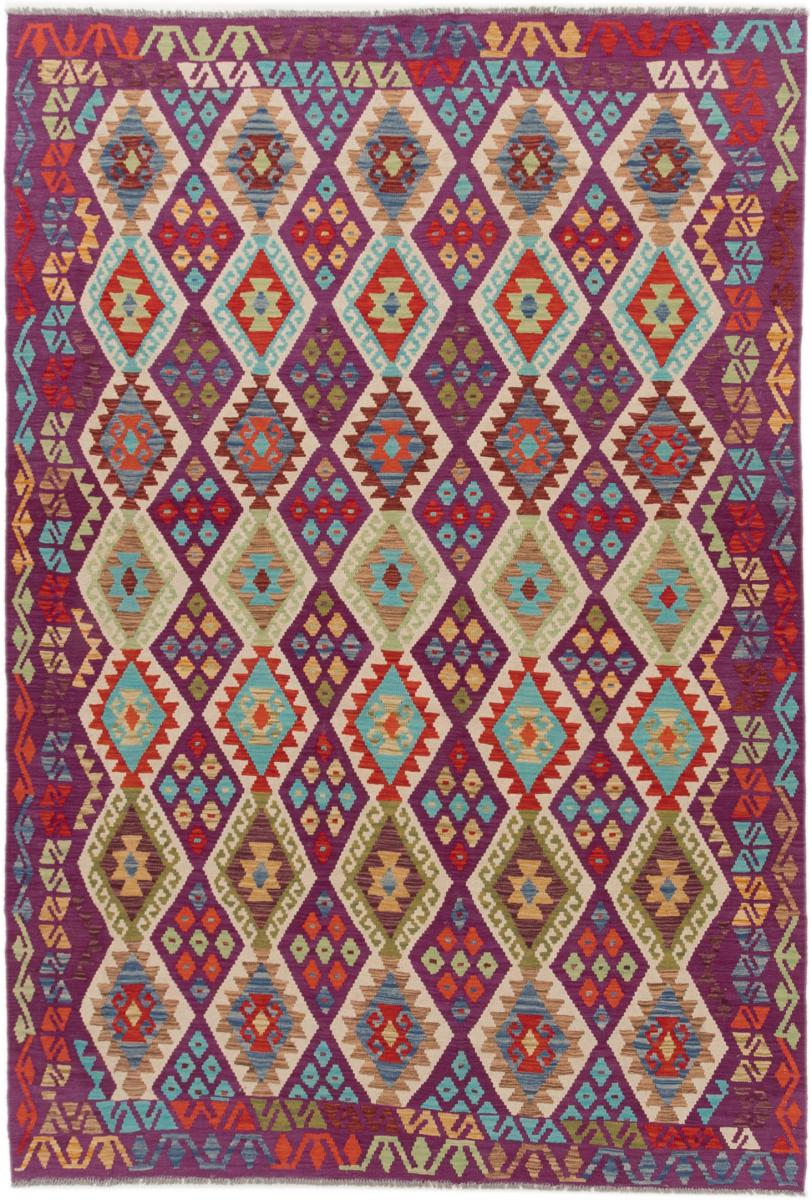 Tapete afegão Kilim Afegão Heritage 205x159 205x159, Tapete persa Tecido à mão