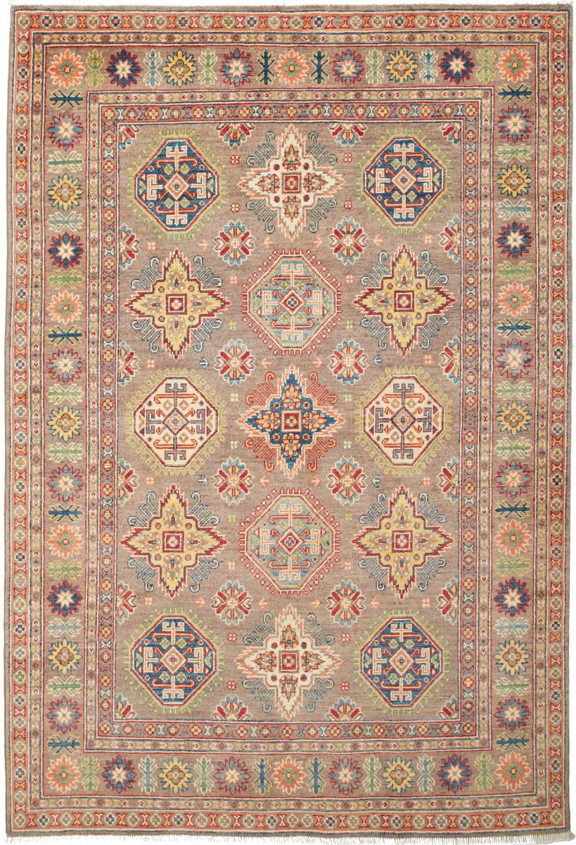 Alfombra afgana Kazak Limited 7'4"x5'0" 7'4"x5'0", Alfombra persa Anudado a mano
