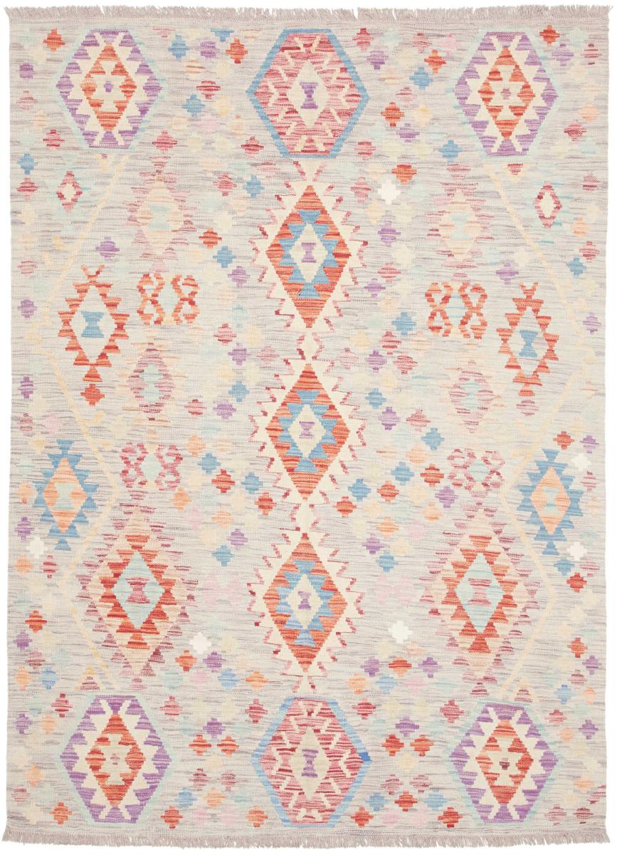 Afgán szőnyeg Kilim Afgán 209x149 209x149, Perzsa szőnyeg Kézzel szőtt