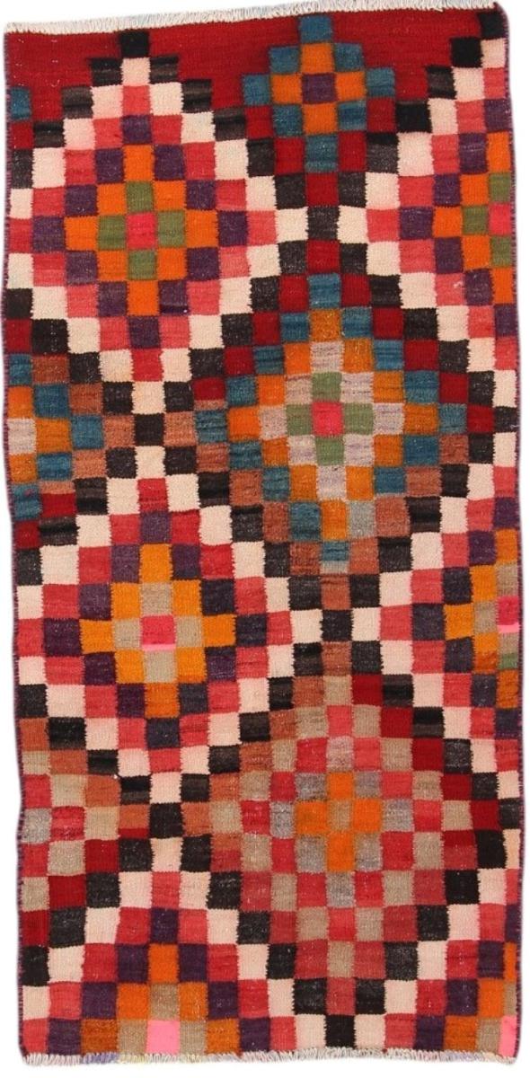 Persisk teppe Kelim Fars Antikke 276x106 276x106, Persisk teppe Handwoven 