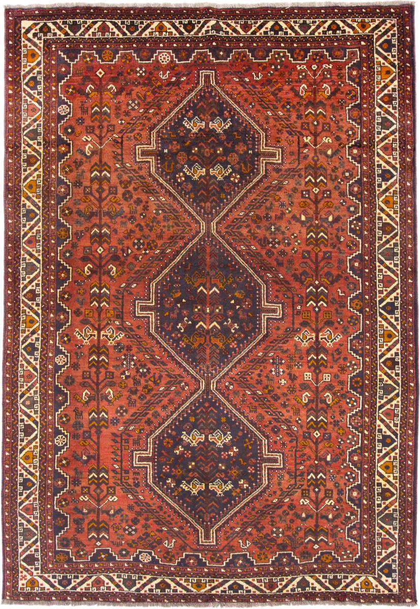 Tapete persa Shiraz 299x209 299x209, Tapete persa Atado à mão