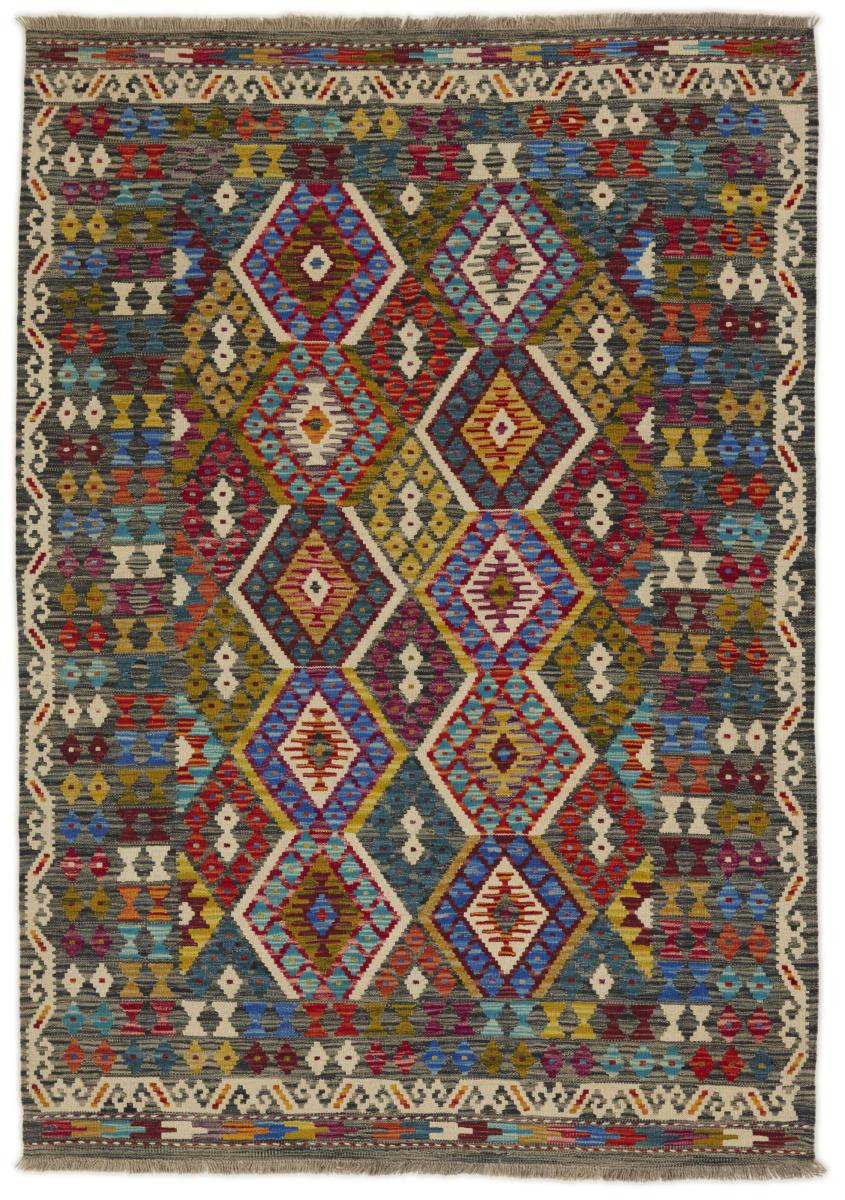 Alfombra afgana Kilim Afghan 212x148 212x148, Alfombra persa Tejido a mano