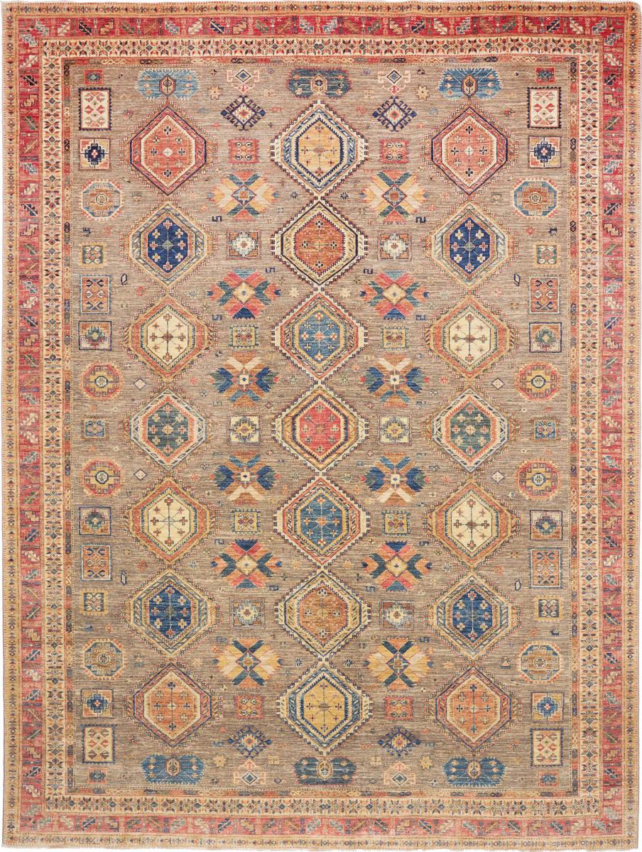Pakistani rug Arijana Klassik 12'1"x9'1" 12'1"x9'1", Persian Rug Knotted by hand