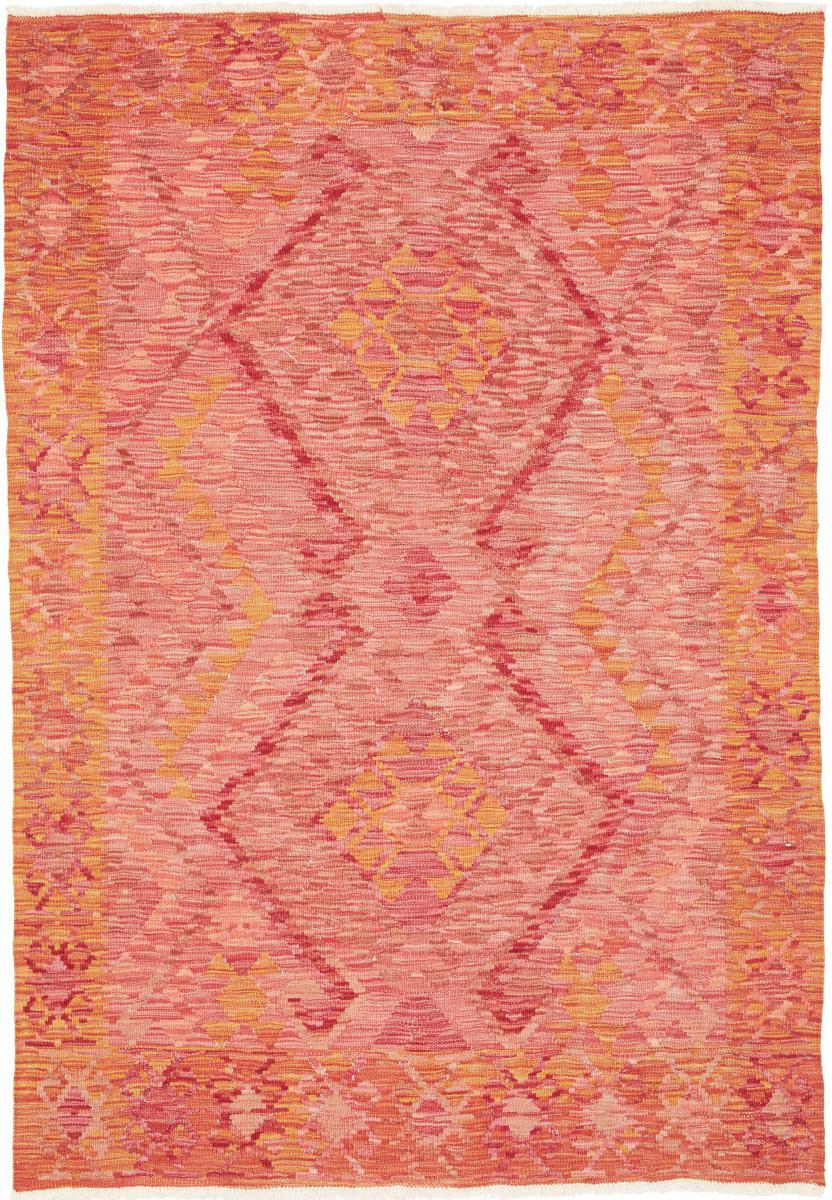 Αφγανικό χαλί Κιλίμ Afghan 185x123 185x123, Περσικό χαλί Οι κόμποι έγιναν με το χέρι