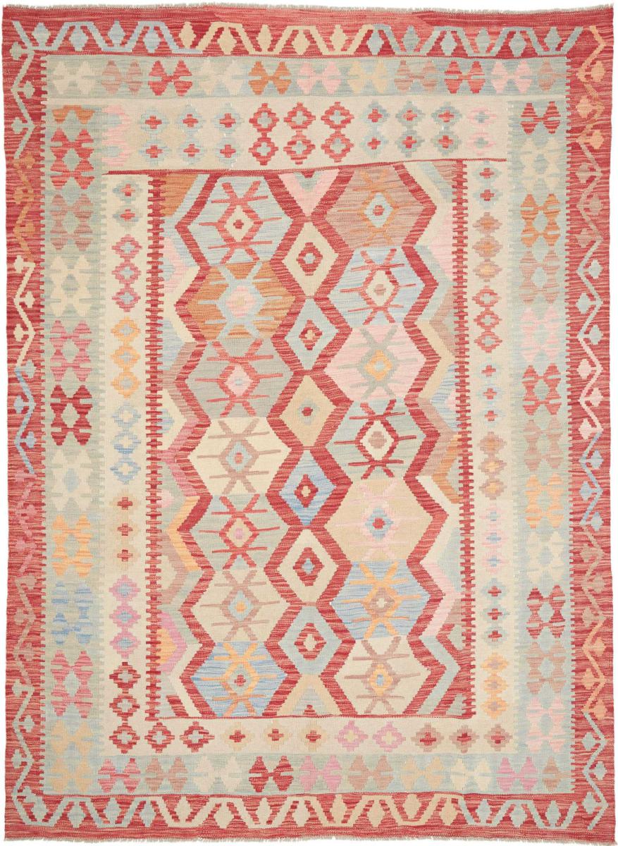 Afghansk tæppe Kelim Afghan 246x182 246x182, Persisk tæppe Håndvævet