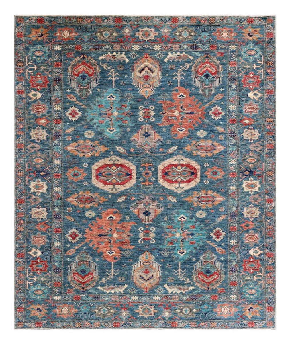 Afghansk tæppe Kazak Ghazni 298x252 298x252, Persisk tæppe Knyttet i hånden