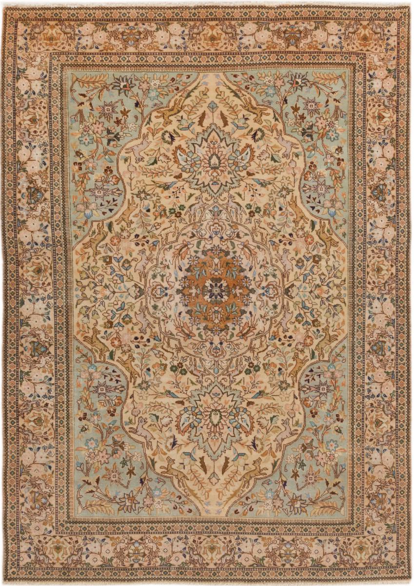 Tapete persa Tabriz Patina 251x179 251x179, Tapete persa Atado à mão