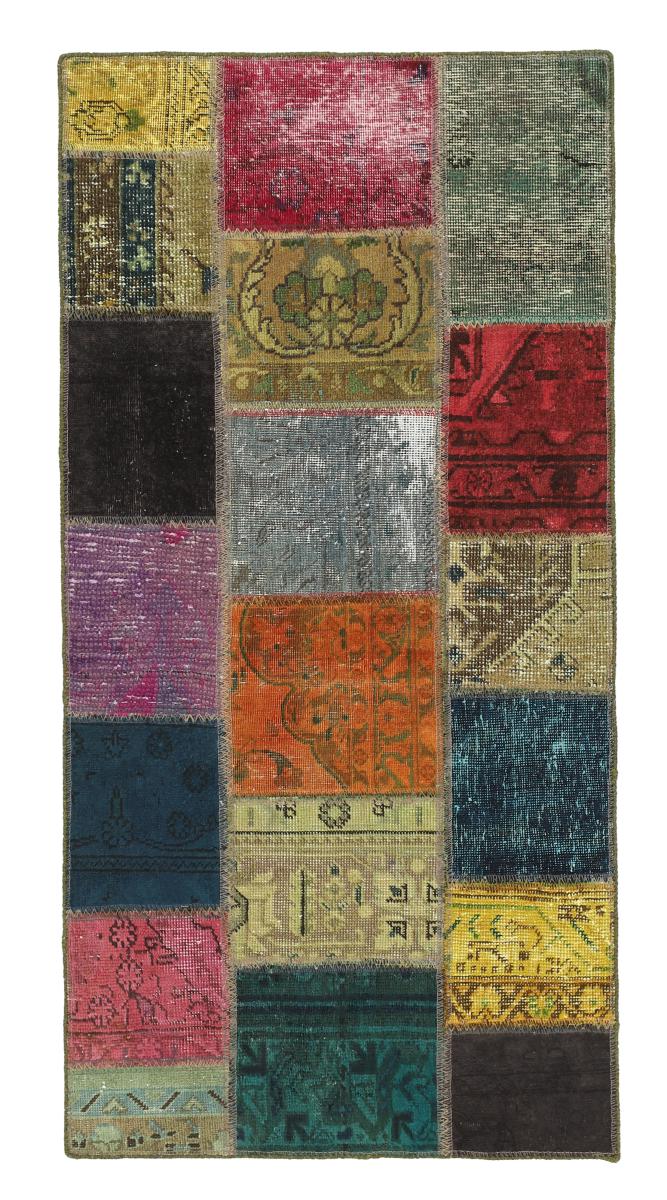 Persian Rug Patchwork 152x74 152x74, Persian Rug Knotted by hand