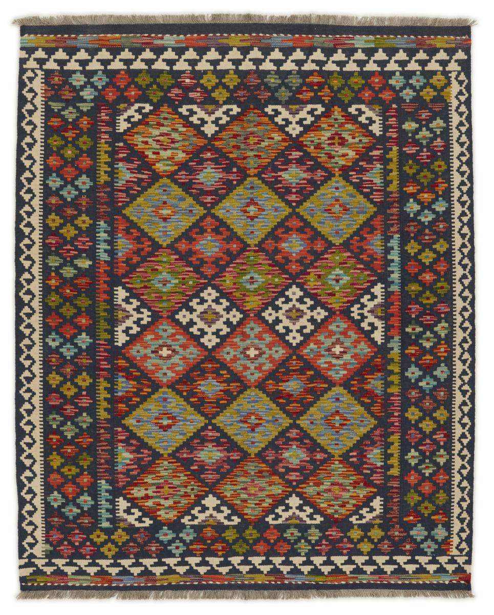 Covor afgan Chilim Afghan 193x158 193x158, Covor persan Lucrate de mână
