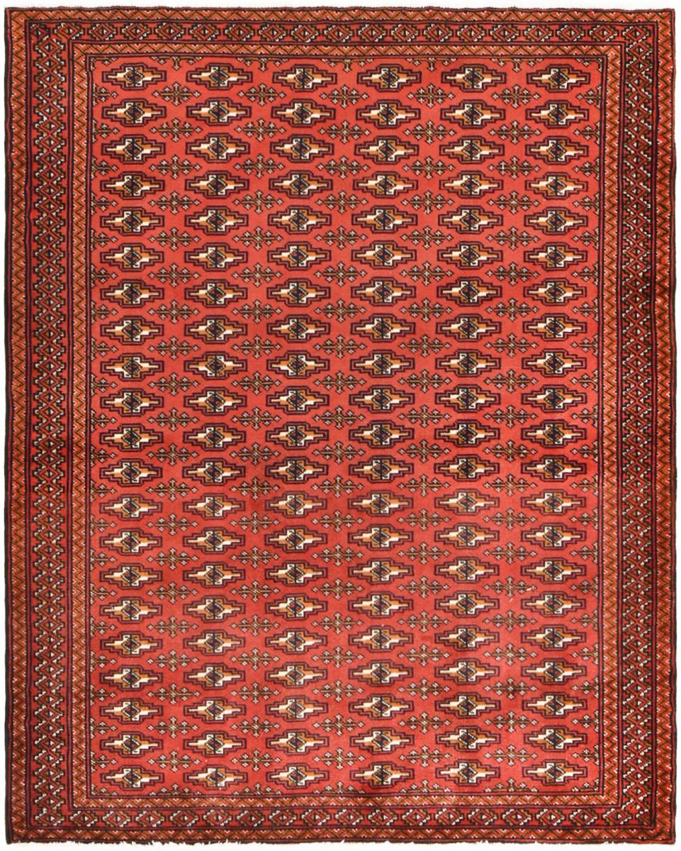 Tapete persa Turcomano 177x142 177x142, Tapete persa Atado à mão