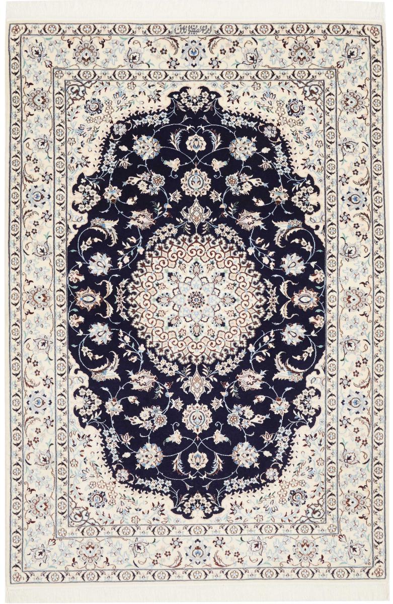 Tapis persan Naïn 6La 181x123 181x123, Tapis persan Noué à la main