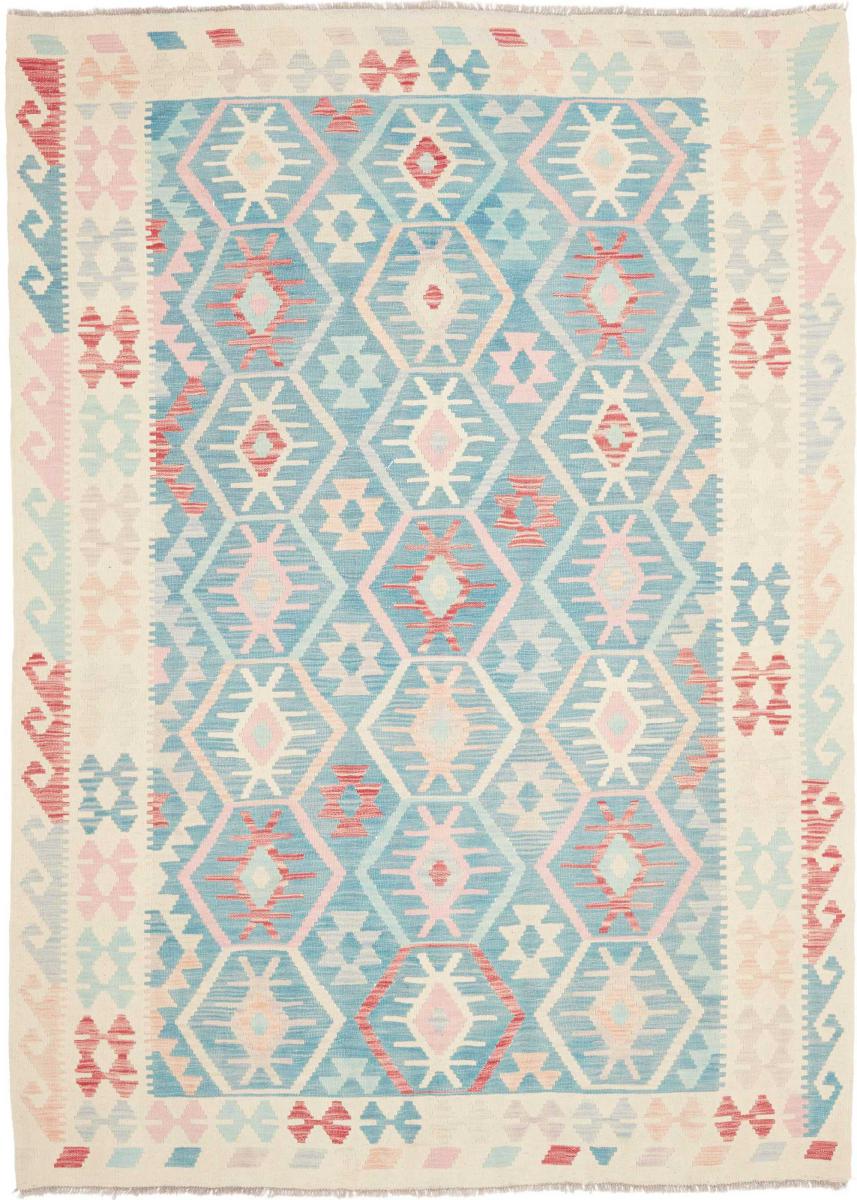 Afghan rug Kilim Afghan 8'0"x5'10" 8'0"x5'10", Persian rug Handwoven