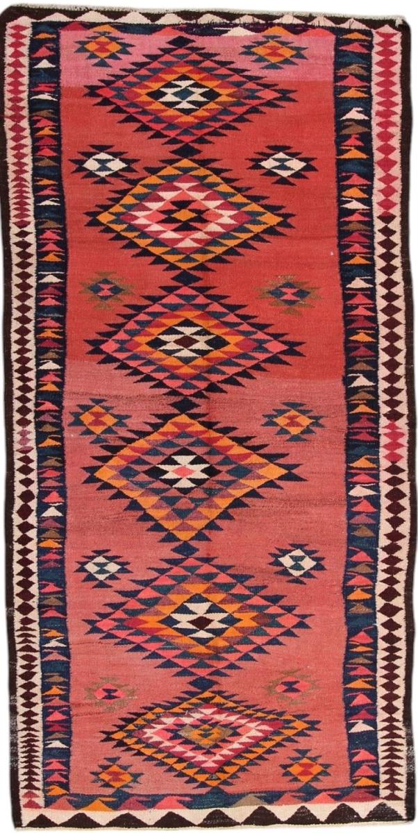 Persisk tæppe Kelim Fars Antikke 299x151 299x151, Persisk tæppe Håndvævet