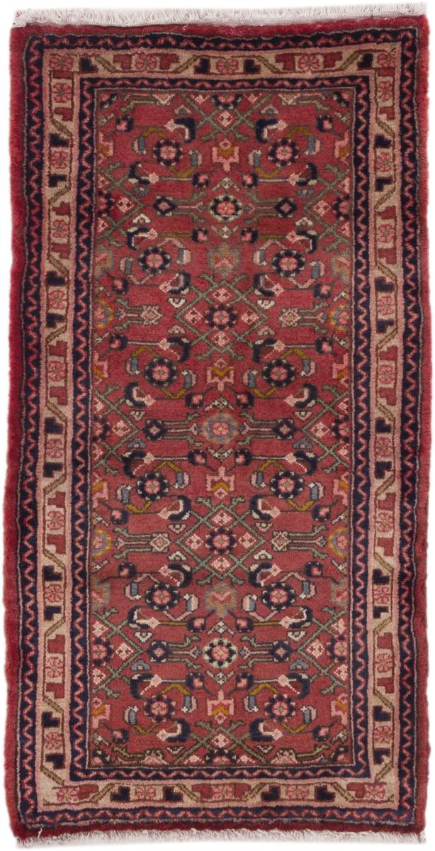 Tapis persan Hosseinabad 136x71 136x71, Tapis persan Noué à la main