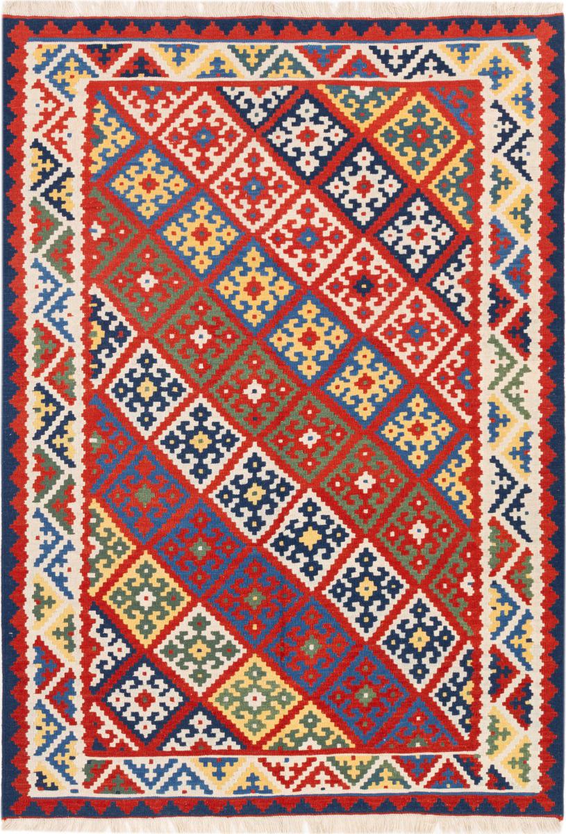 Tapis persan Kilim Fars Ghashghai 243x172 243x172, Tapis persan Tissé à la main