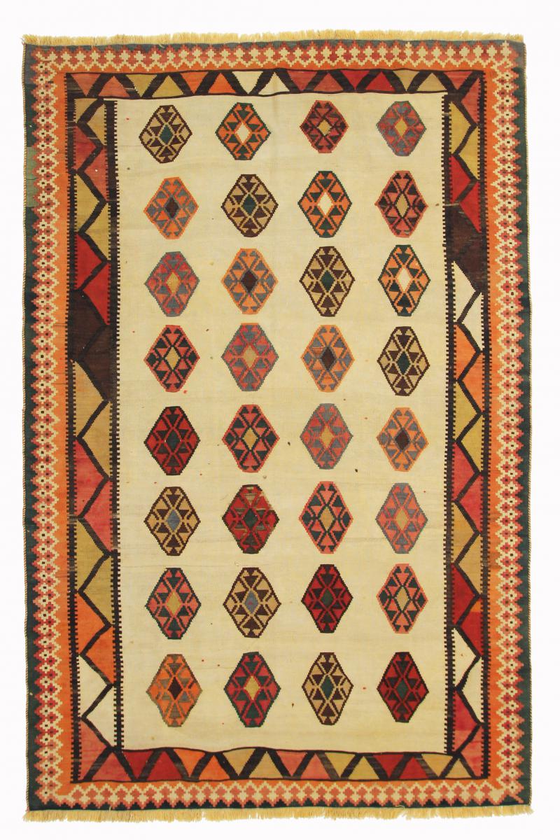 Tapete persa Kilim Fars Old Style 8'8"x5'8" 8'8"x5'8", Tapete persa Tecido à mão