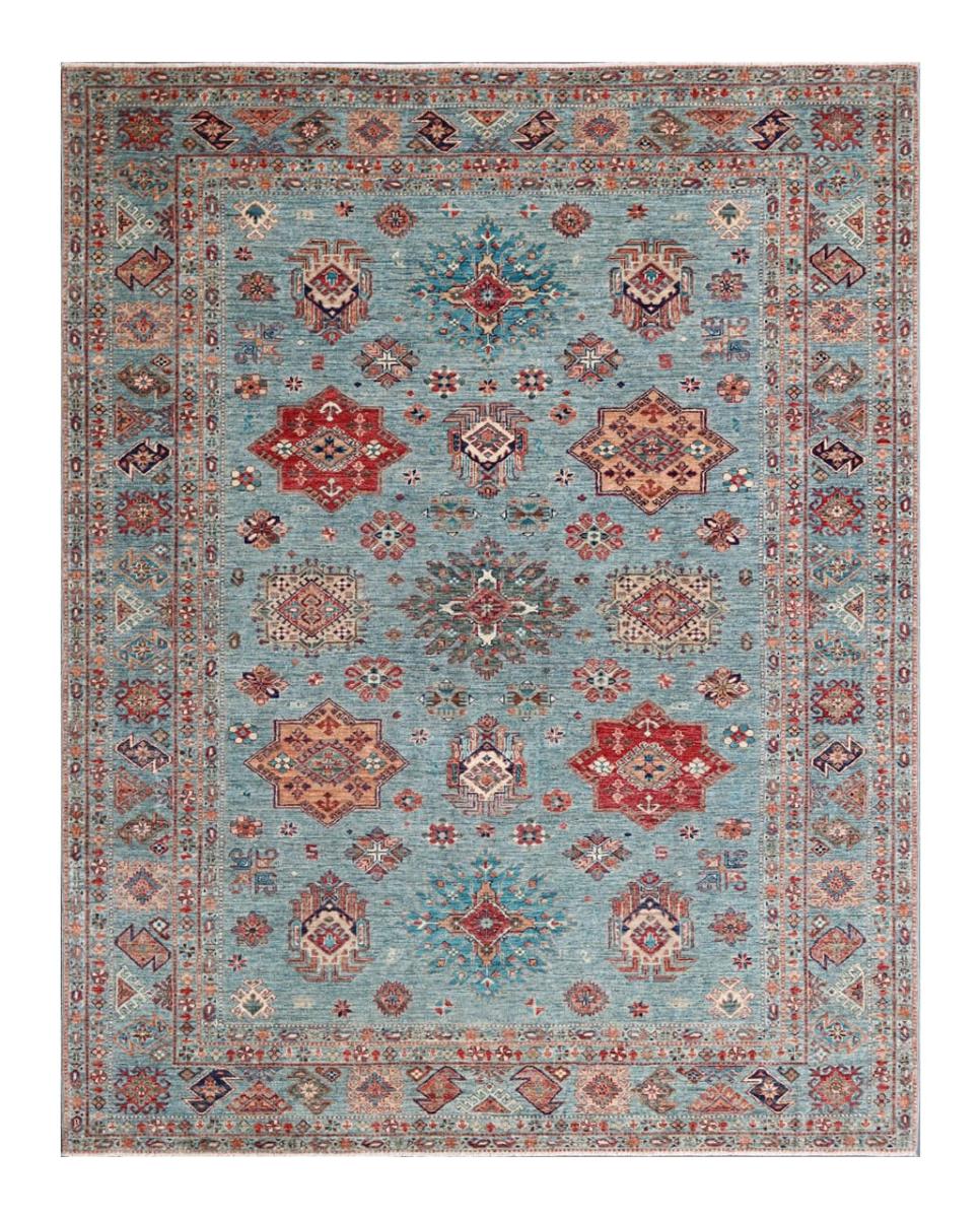 Afghansk tæppe Kazak Ghazni 307x243 307x243, Persisk tæppe Knyttet i hånden