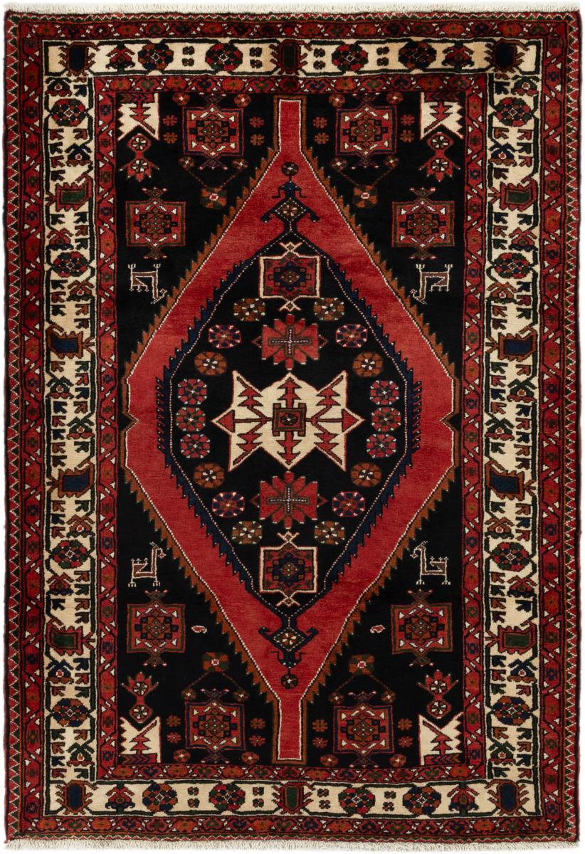 Περσικό χαλί Shahsavan 214x144 214x144, Περσικό χαλί Οι κόμποι έγιναν με το χέρι