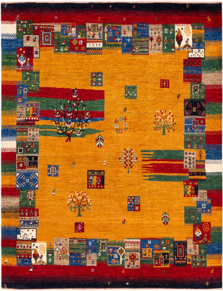 Persian Rug Persian Gabbeh Loribaft Nowbaft 193x149 193x149, Persian Rug Knotted by hand