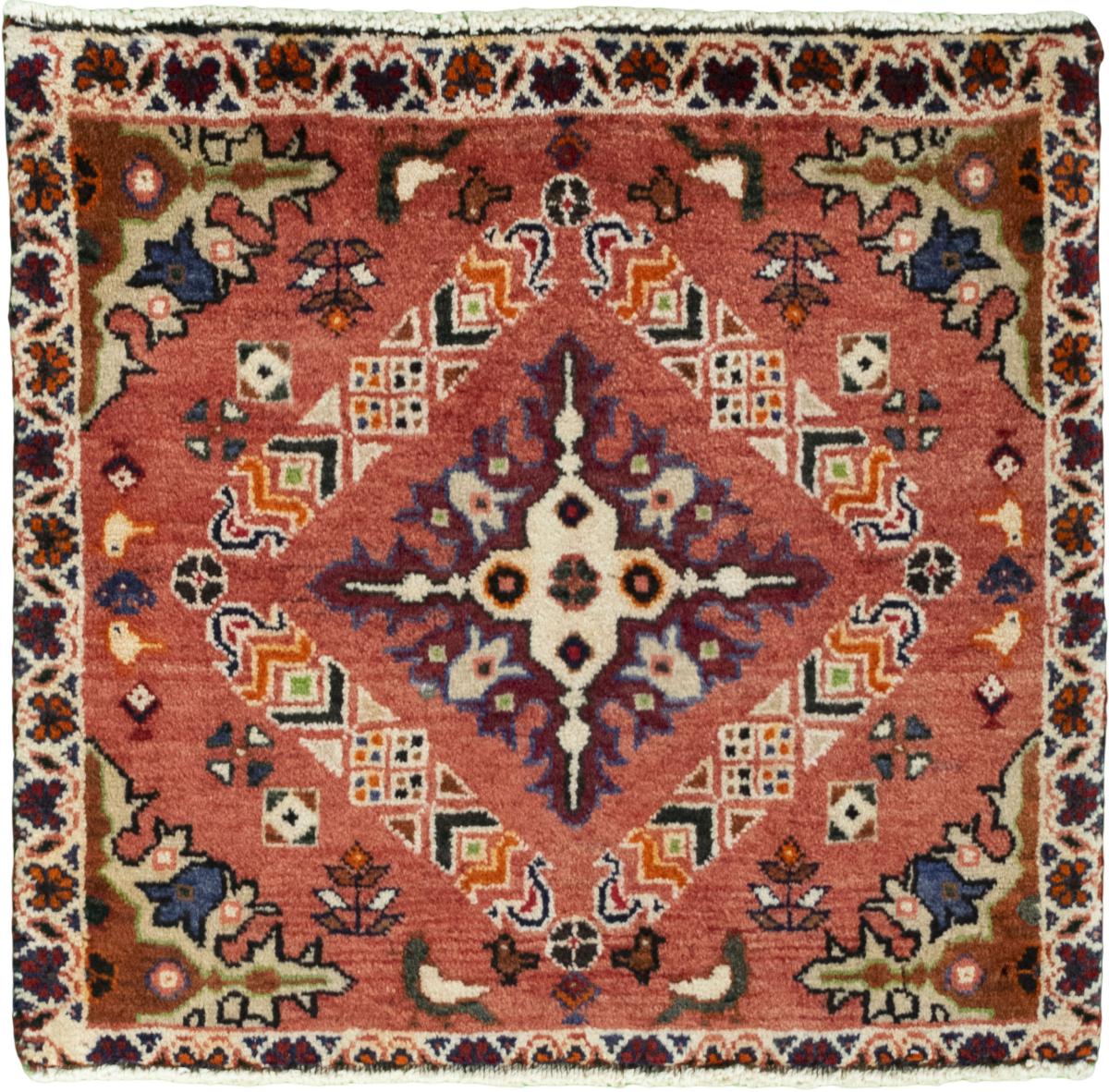 Persian Rug Shiraz 60x63 60x63, Persian Rug Knotted by hand