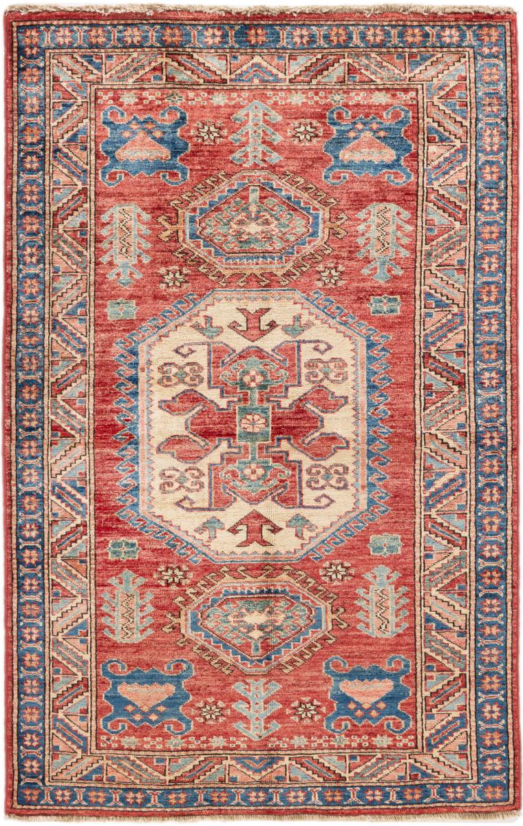 Afghan rug Super Kazak 144x89 144x89, Persian Rug Knotted by hand