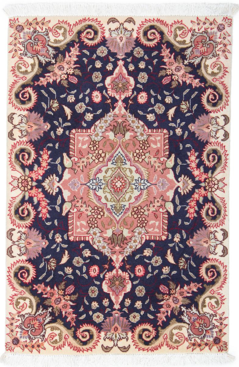 Tapete persa Tabriz 50Raj 91x61 91x61, Tapete persa Atado à mão