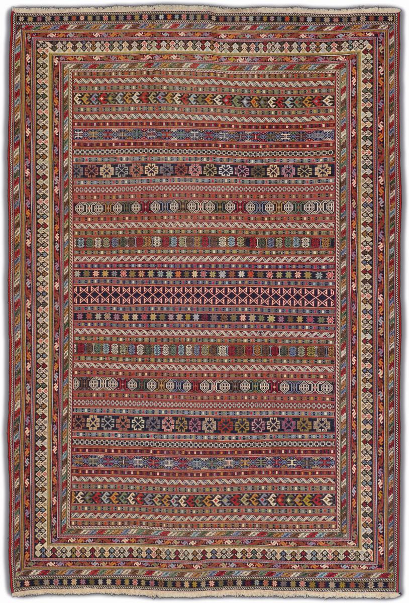Tapis persan Kelim Sirjan                286x195 286x195, Tapis persan Noué à la main