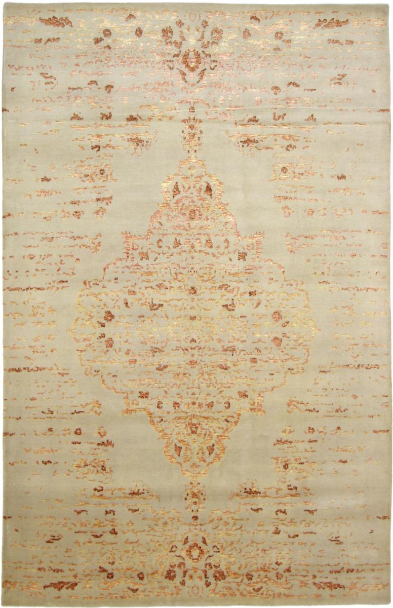 Indisk tæppe Sadraa 302x196 302x196, Persisk tæppe Knyttet i hånden