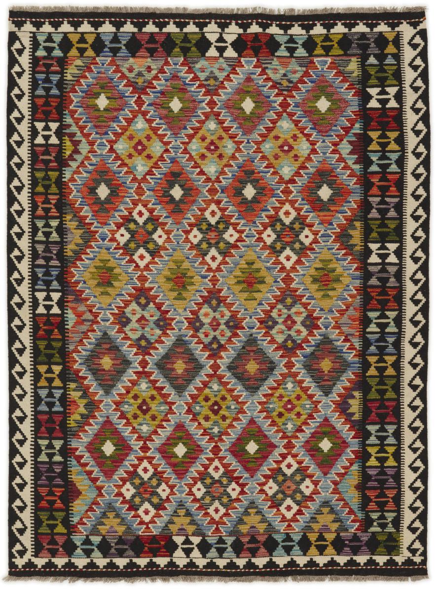 Tappeto Afgano Kilim Afghan 201x150 201x150, Tappeto persiano Tessuto a mano