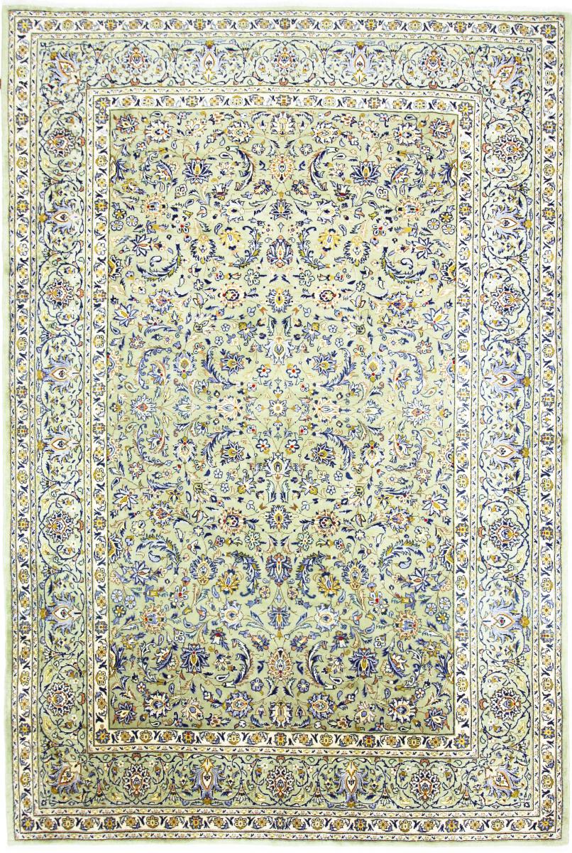 Persisk tæppe Keshan 397x271 397x271, Persisk tæppe Knyttet i hånden