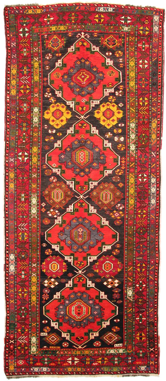Tapete persa Azarbaijan Antigo 311x132 311x132, Tapete persa Atado à mão
