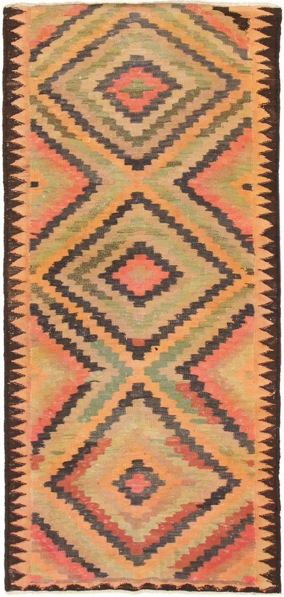 Persian Rug Kilim Fars 9'0"x4'2" 9'0"x4'2", Persian Rug Woven by hand