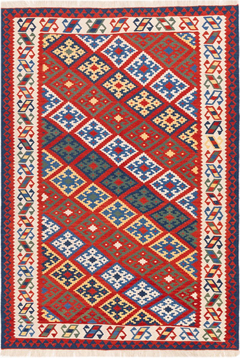 Persian rug Kilim Fars Ghashghai 253x173 253x173, Persian rug Handwoven