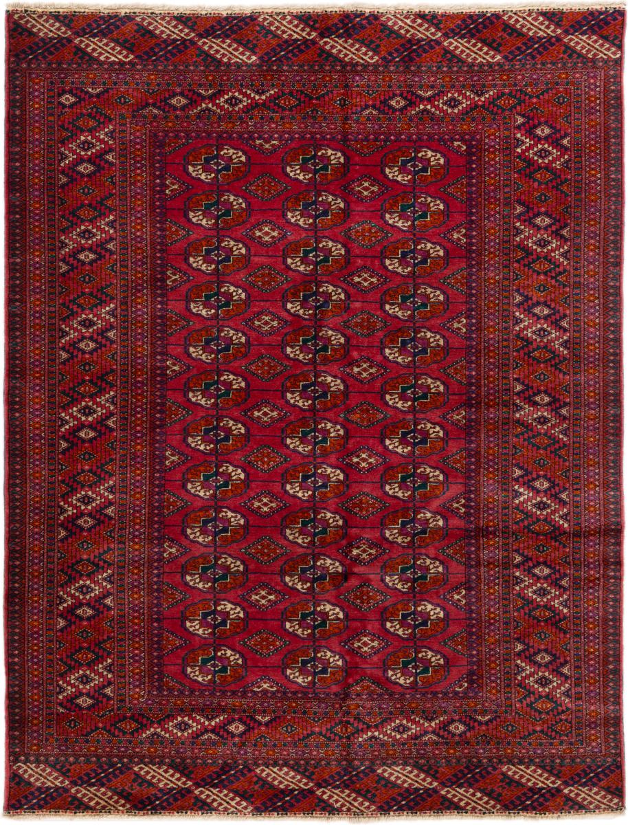 Tapis afghan Turkaman 178x132 178x132, Tapis persan Noué à la main