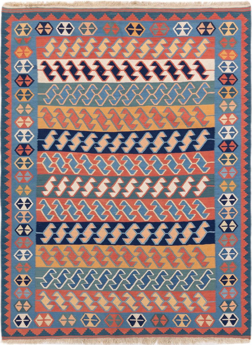 Persisk matta Kilim Fars 196x148 196x148, Persisk matta handvävd 