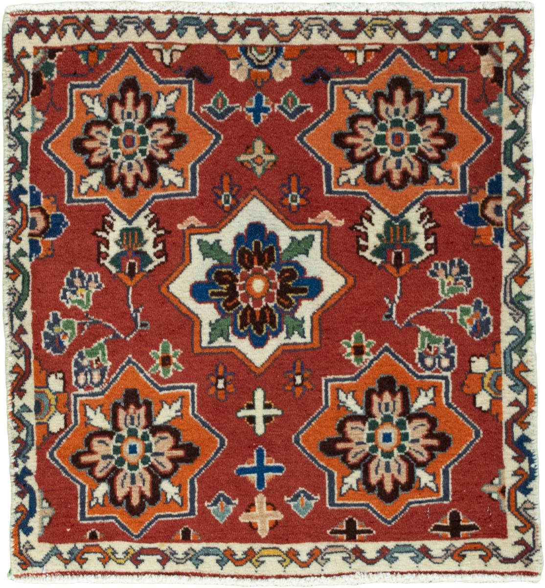 Persian Rug Shiraz 61x56 61x56, Persian Rug Knotted by hand