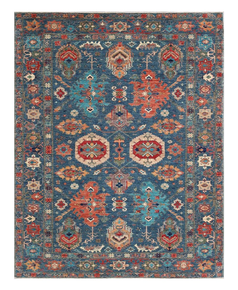 Alfombra afgana Kazak Ghazni 313x249 313x249, Alfombra persa Anudado a mano