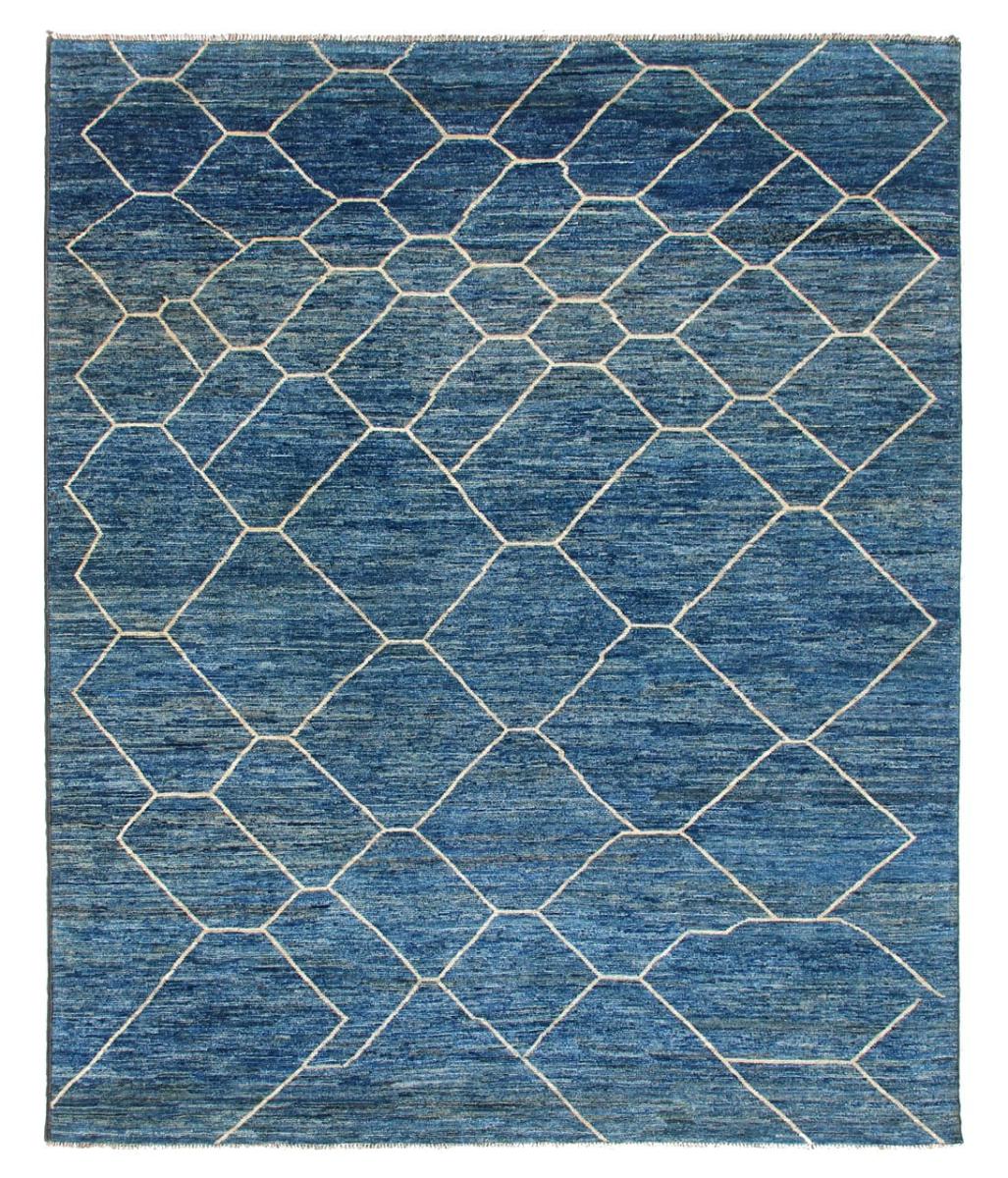 Alfombra afgana Berber Contemporary 295x254 295x254, Alfombra persa Anudado a mano