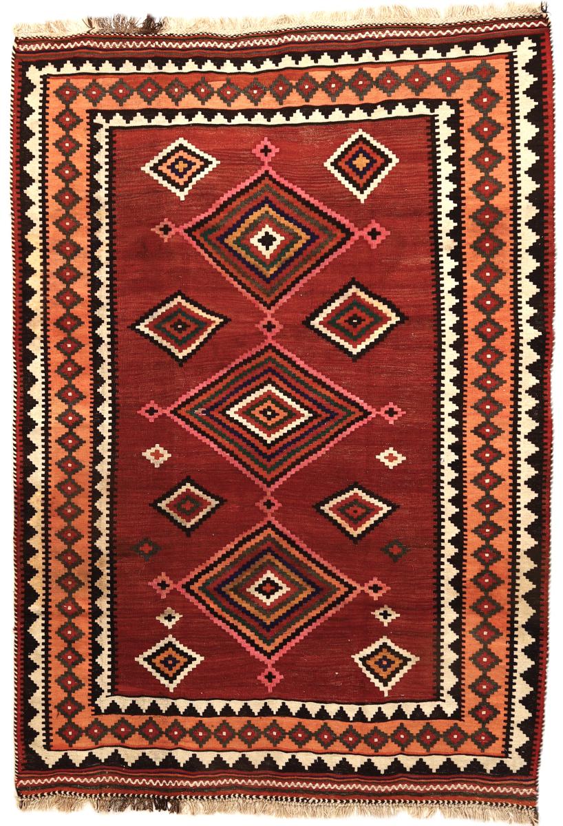 Persian Rug Kilim Fars 242x166 242x166, Persian Rug Woven by hand