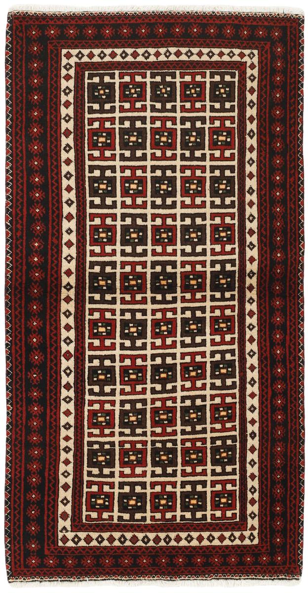 Tapis persan Baloutche 192x99 192x99, Tapis persan Noué à la main
