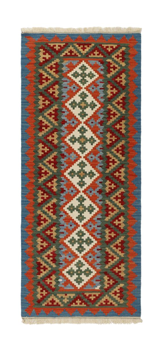Tapis persan Kilim Fars 196x79 196x79, Tapis persan Tissé à la main