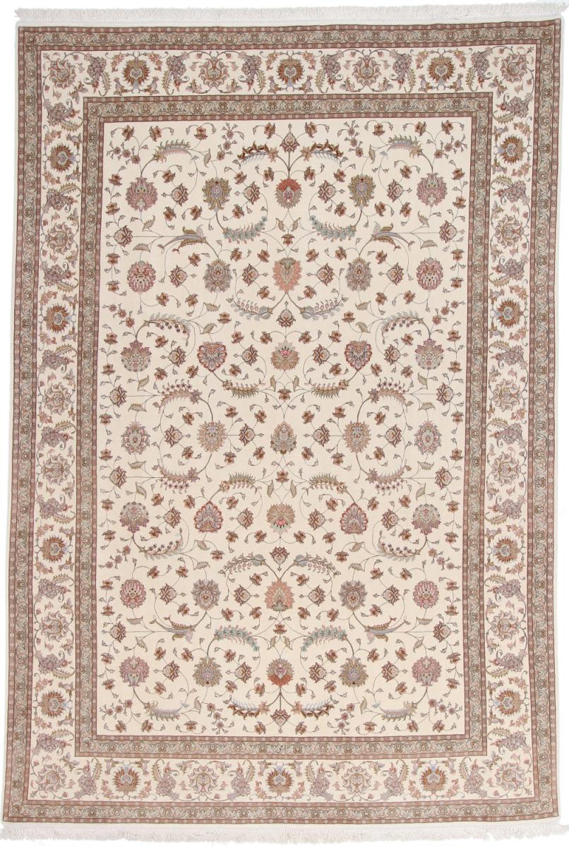 Persisk tæppe Tabriz 60Raj Silketrend 361x247 361x247, Persisk tæppe Knyttet i hånden