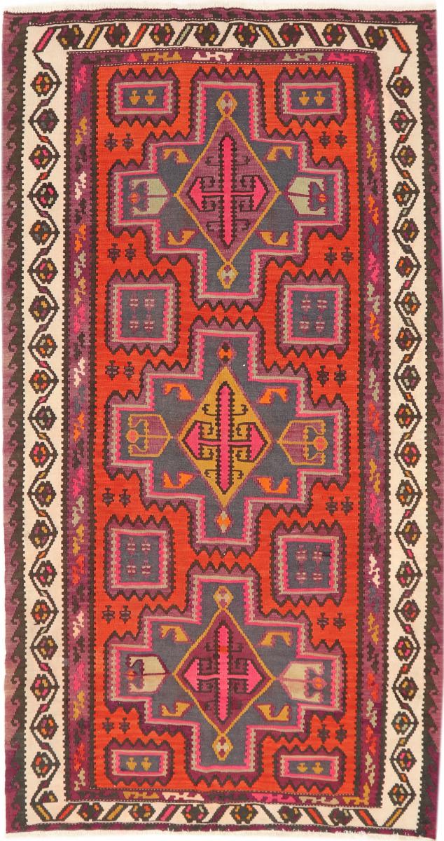 Tapete persa Kilim Fars Azerbaijan Antigo 293x159 293x159, Tapete persa Tecido à mão