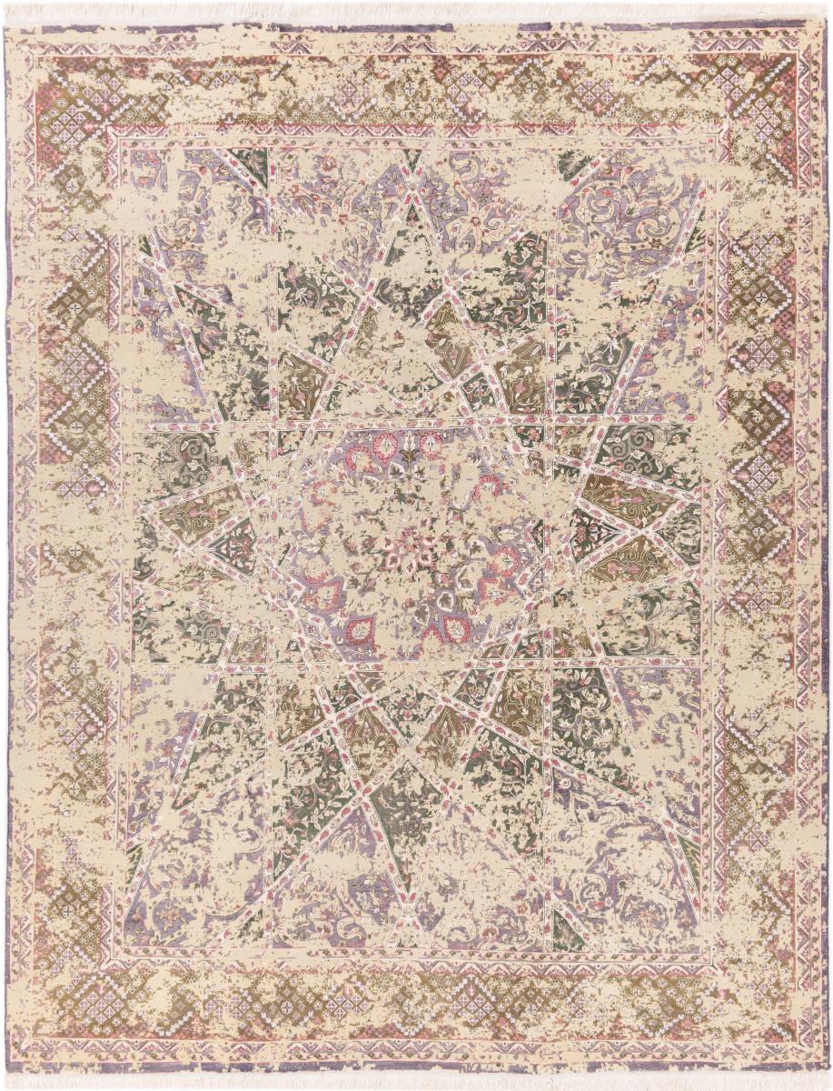 Ινδικό χαλί Sadraa μετάξιnkette 307x240 307x240, Περσικό χαλί Οι κόμποι έγιναν με το χέρι