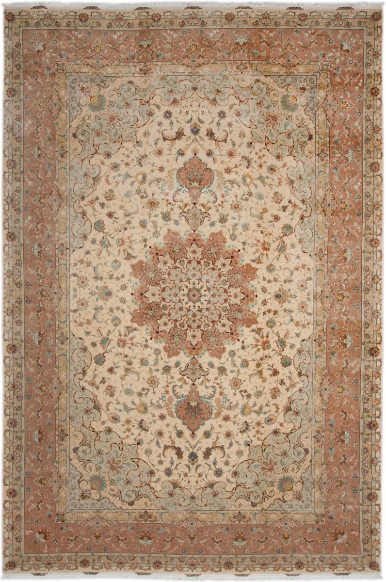 Alfombra persa Tabriz 50Raj 599x395 599x395, Alfombra persa Anudado a mano